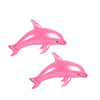 Zugar Land Huge 40' Pink Pearlized Dolphin Inflate Inflatable Pool Toy Beach Poolside Aquatic Themed Decor Birthday Party Buffet Table Decoration (2 Pack)