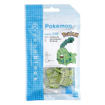 Nanoblock - Pokemon - Chikorita, Nanoblock Pokemon Series Building Kit