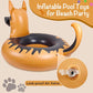 Silph PLC Funny Dog Pool Float, Inflatable Raft for Adults, Universal Size, Yellow, Model BHD-FOT-02