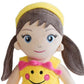 Mirada Cute Yellow Huggable Sunshine Girl Gudiya/Doll Soft Toy For Baby Girls/Kids | Stuffed Plush | Ideal Gift For Rakhi/Raksha