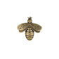 Acxico 1Pcs Brass Retro Bee Figurine Small Bee Statue Ornament House Animal Figurines Gift
