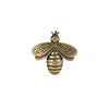 Acxico 1Pcs Brass Retro Bee Figurine Small Bee Statue Ornament House Animal Figurines Gift