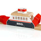 Brio World 33569 - Ferry Ship - 3 Piece Wooden Toy Train Set For Kids | Interactive Light And Sound Features | Compatible With All Brio Train Tracks | Ideal For Ages 3 And Up
