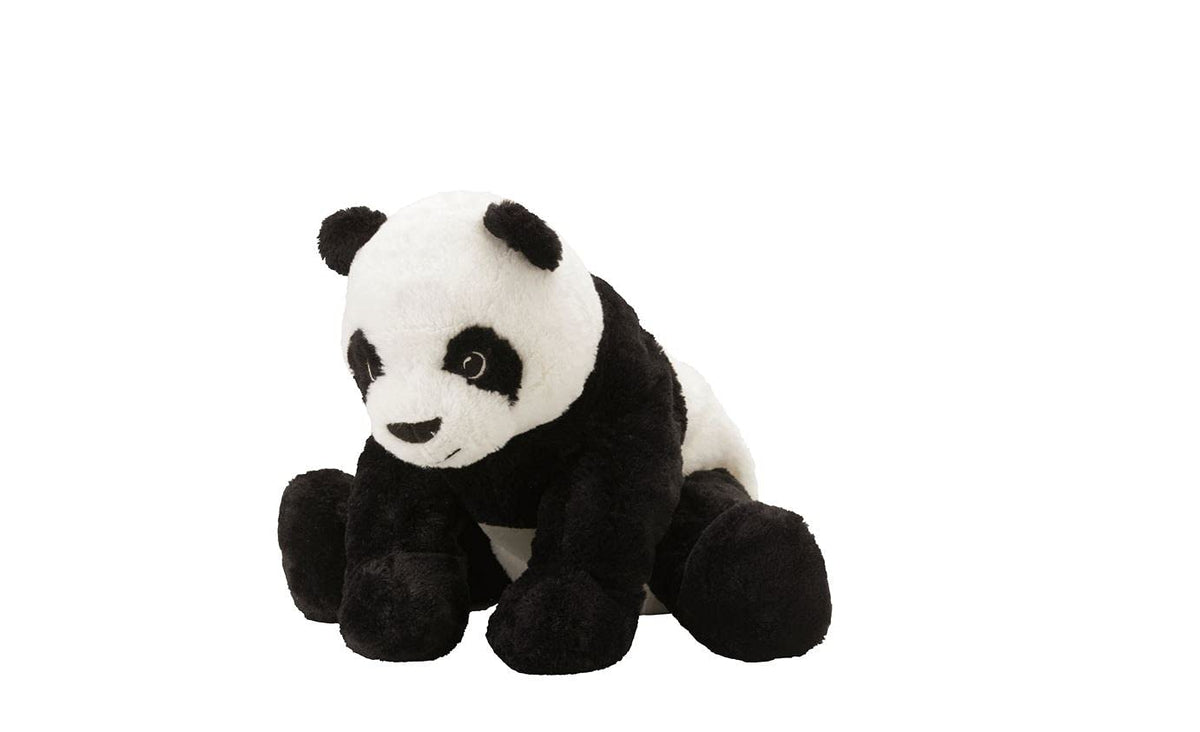 Ikea Panda, Soft Toy, White, Black, 13.5 Inch, Stuffed Animal Plush Bear