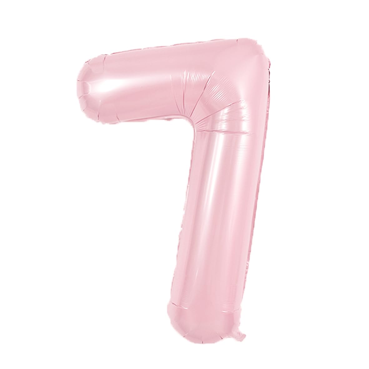 TONIFUL 40 Inch Pastel Pink Number 7 Balloon Balloon Big Pink Digital 7 Balloon for Girls Birthday Party Wedding Bridal Shower 