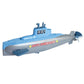 Miracland Wind-Up Submarine Bath Toy, Funny Pigboat Water Toy Sub Bathtub Toy Clockwork Submarine Tub Toy Submarine Pool Beach Toy For Kids (Grey Submarine)