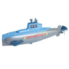 Miracland Wind-Up Submarine Bath Toy, Funny Pigboat Water Toy Sub Bathtub Toy Clockwork Submarine Tub Toy Submarine Pool Beach Toy For Kids (Grey Submarine)