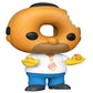 Funko Pop! The Simpsons Donut Head Homer Vinyl Figure 1033 - Exclusive Black Collectible