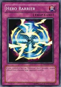 Yu-Gi-Oh! - Hero Barrier (Dp03-En027) - Duelist Pack 3 Jaden Yuki 2-1St Edition - Common