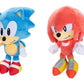 Sonic The Hedgehog 9'' Plush 2-Pack, Sonic & Knuckles Collectible Stuffed Toy