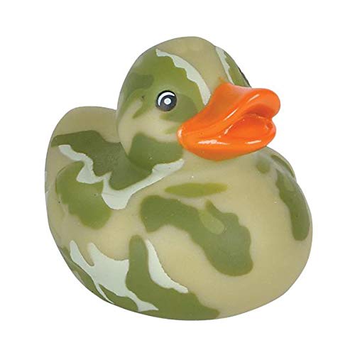 Camouflage Rubber Duck Toy Duckies For Kids, Bath Birthday Gifts Baby Showers Summer Beach And Pool Activity, 2''