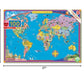 eeBoo: World Map 100 Piece Puzzle  Provides Wanderlust to All Ages  100 Glossy Pieces That Fit and Snap Together with Ease  Includes a Legends and Icons Glossary  Perfect for Ages 5 and up