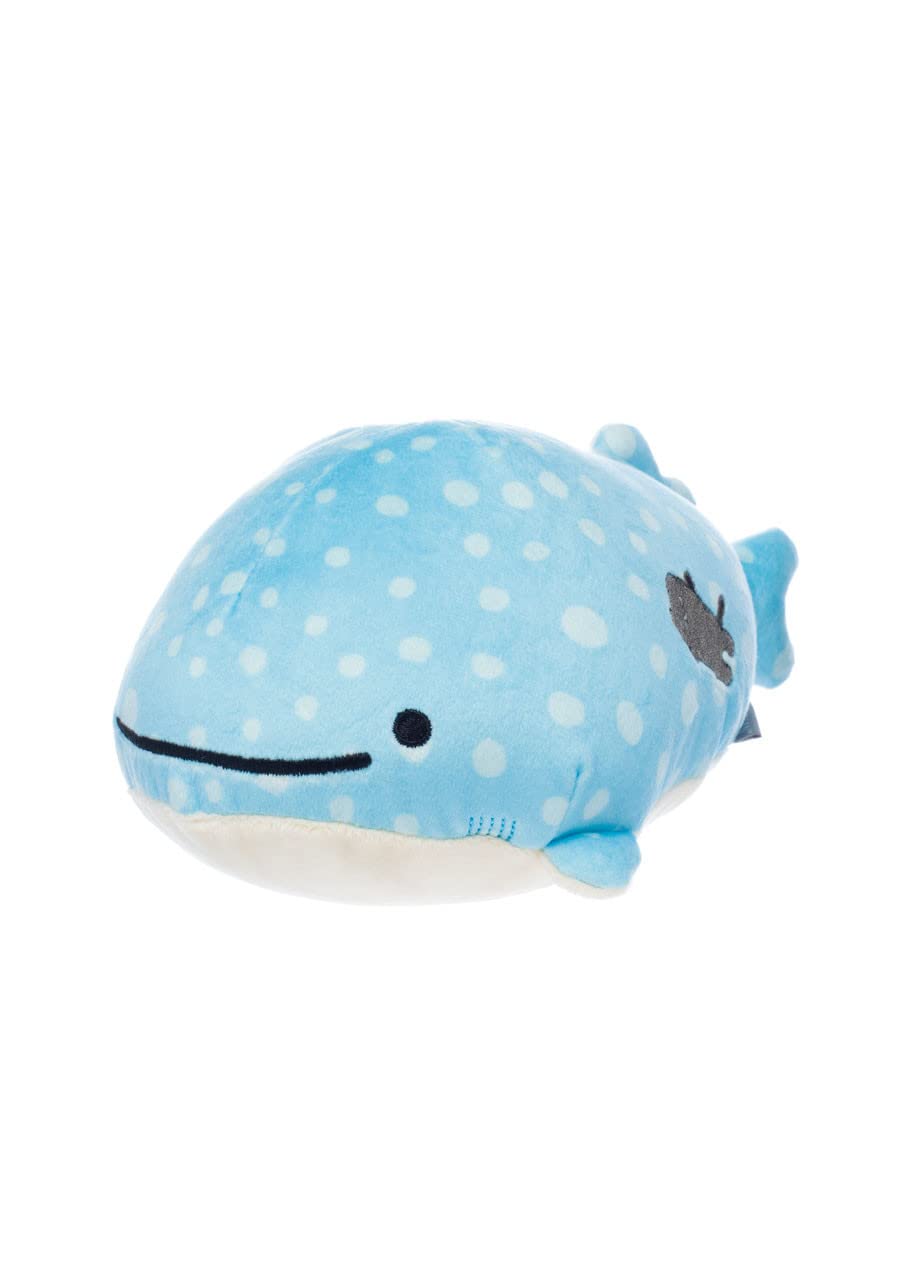AQI Jinbesan Whale Plush with Nekonbu and Ika - 9-inch Plush