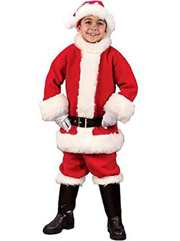 Rubies  271560 Flannel Santa Suit Child Costume  Small