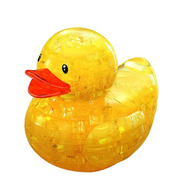 Bepuzzled | Duck, Original 3D Crystal Puzzle, Engaging And Entertaining Unique Puzzle, Quack Your Way To Fun!