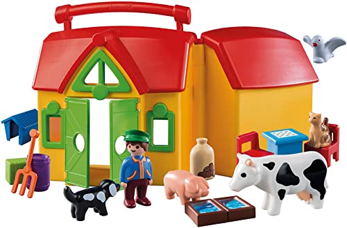 Playmobil My Take Along Farm Playset - Plastic, Multi Color, Model 6962