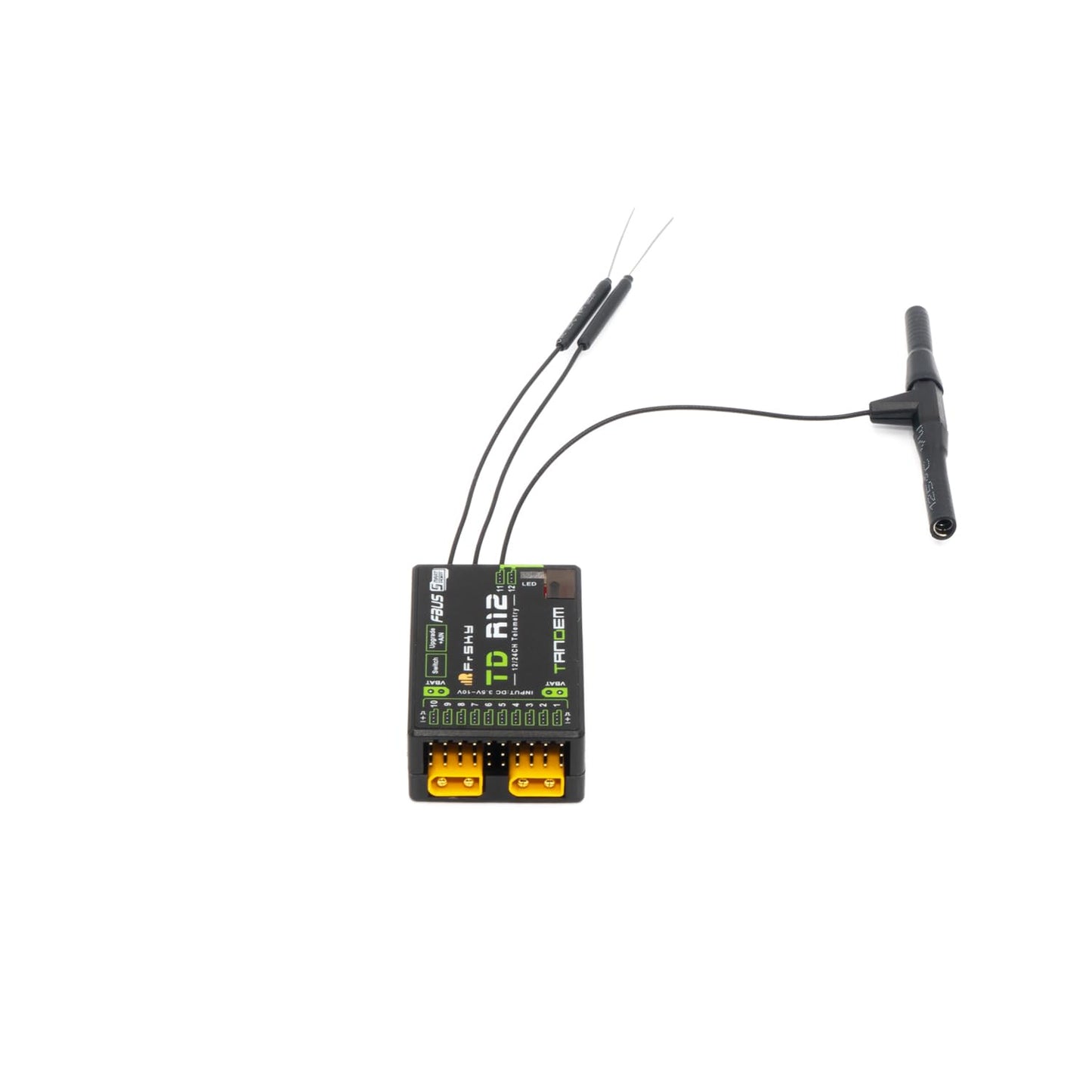 FrSky TD R12 Receiver 12chnanel with PWM SBUS FBUS or S.Port 2.4Ghz 900Mhz Receiver
