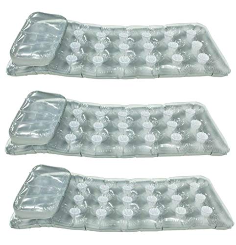 Intex 18-Pocket Mattress Suntanner Pool Lounger W/Headrest (3 Pack) | 58894Ep