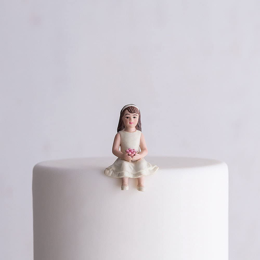 Weddingstar Toddler Girl Porcelain Figurine Wedding Cake Topper, One Size