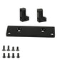 RZXYLRC 1/10 Metal Alloy Front Axle Servo Mount Holder Servo Fixed Bracket for AXI03004 Capra 1.9 RC Car Alloy Upgrade Parts (Bl