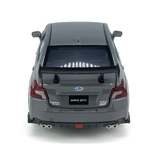 2016 Impreza WRX STI Diecast Model Car 1/32 Scale Metal Toy Cars Racing Sports Sedan Toy Vehicle with Light, 4 Doors Open Hood T