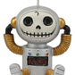 Ebros Gift Furrybones Gadget Figurine Hooded Skeleton Monster Retro Robot Collectible Decor Statue Gothic Dod Cyborg Ufo Tin Man Themed Furry Bones Decorative Sculpture