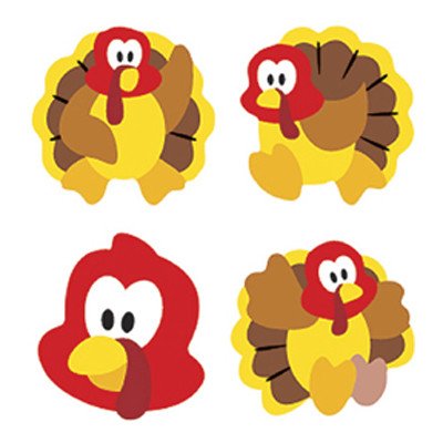 Supershapes Turkey Time Sticker [Set of 3]