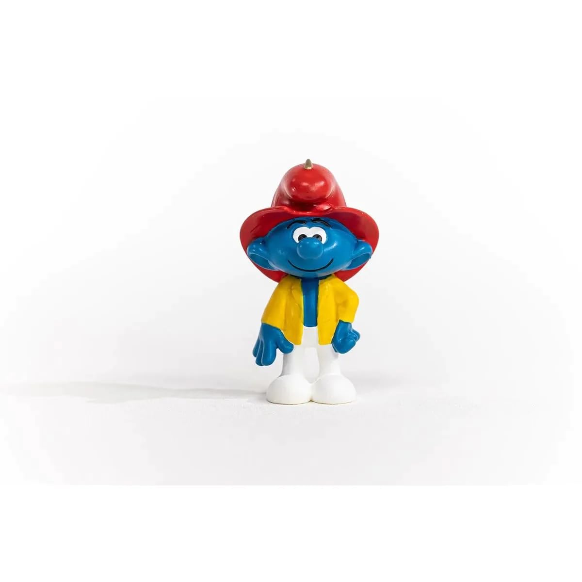 Schleich Smurfs, Collectible Retro Cartoon Toys For Boys And Girls, Fireman Smurf Toy Figurine, Ages 3+