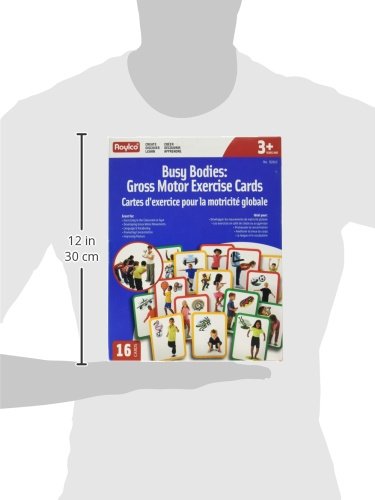 Roylco R62012 Busy Body - Gross Motor Exercise Cards