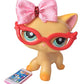 Pet Shop Lps Pink Bow Glasses Phone Accessories Lot - Cat Not Included