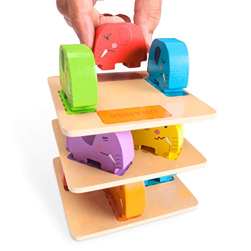 Imagination Generation Irr-Elephant!|Childrens Tabletop Dexterity Board Game for Kids and Toddlers|Developmental Kids Game|Quic