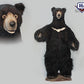 Hansa 6607 Black Bear Upright Plush Toy - 60 In.