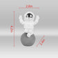Ecacon Figurine Astronaut Statue Spaceman D  Cor,Desktop & Tabletop Decorative Cute Mini Space Figure Ornament,Cake Toppers Deco