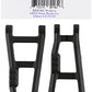 RPM 80182 Rear A-Arms Black E-Monster Jam, Rustler, Stampede Black