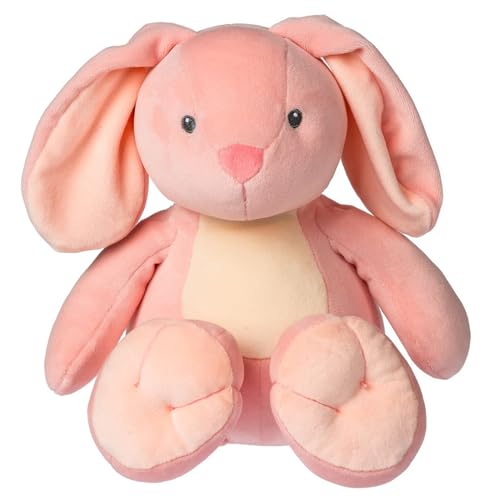 Mary Meyer Stuffed Animal Smootheez Pillow-Soft Toy, 12-Inches, Pink Hippity Hop Bunny