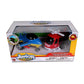 Nkok Junior Racers 2Pk Friction Powered Coast Guard Heli & Supersonic Jet,Multi