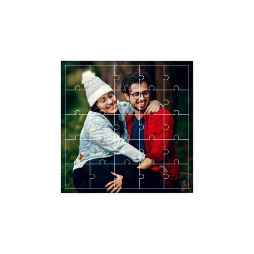 Personalised Acrylic Photo Jigsaw Puzzle  Gift For Friendship Day, Birthday, Anniversary, Boyfriend, Girlfriend, Wife, Husband,