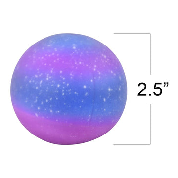 Artcreativity Stretchy Galaxy Stress Balls, Set Of 4, Stress Relief Fidget Sensory Toys For Autistic Children, Anxiety, And Adhd, Outer Space Party Favors, Goodie Bag Fillers For Kids