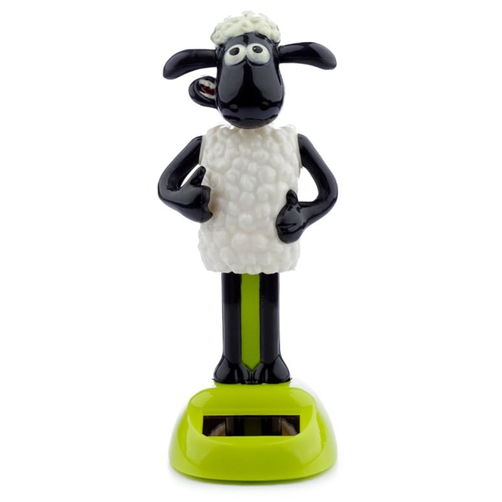 Puckator Shaun The Sheep Solar Powered Pal, Height 13Cm Width 5Cm Depth 6Cm, Mixed