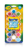Crayola Washable Kids Paint Assorted Colors 18 Each