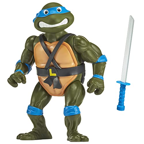 Teenage Mutant Ninja Turtles: 12” Original Classic Leonardo Giant Figure By Playmates Toys