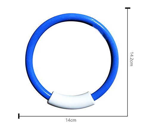 Carykon 8 Pcs Dive Rings Underwater Swimming Pool Toy Rings-5 1/2 Inch Diameter