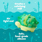 Munchkin® Pop Squish™ Bath Toy, Mold Free Baby And Toddler Bathtub Toy With Sensory And Fidget Play, Turtle And Pufferfish