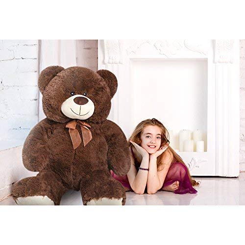 Hollyhome Teddy Bear Plush Giant Teddy Bears Stuffed Animals Teddy Bear Love 36 Inch Chocolate