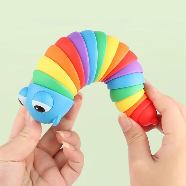 Sawkirp Darshraj Stress Anxiety Relief Toy Pack Of 1 Piece (Decompression Slug), 3+ Years, Multicolor