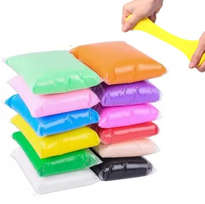 Super Light Diy Soft Multicolor Putty Toy Air Dry Clay,Modelling Clay Art Kids Gifts+Small Tools Creative Educational Clay Multi