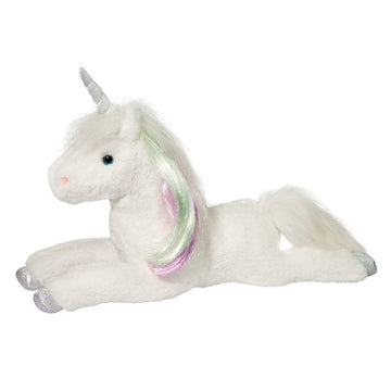Douglas Cleo White Unicorn Plush Stuffed Animal