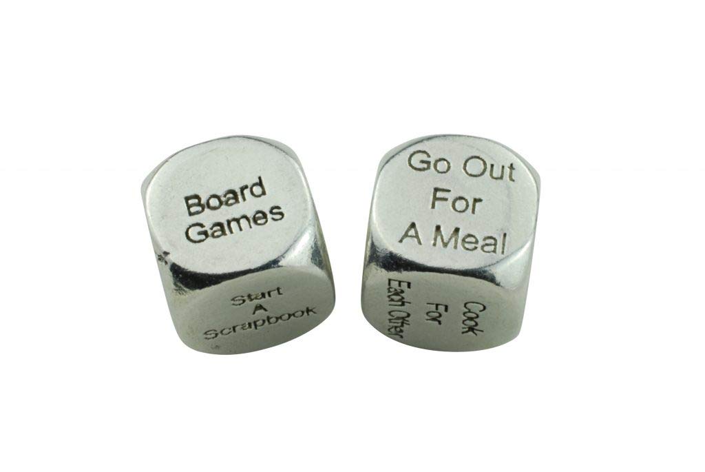 13 Year Anniversary Metal Date Night Dice - Create a Unique 13th Anniversary Date Night