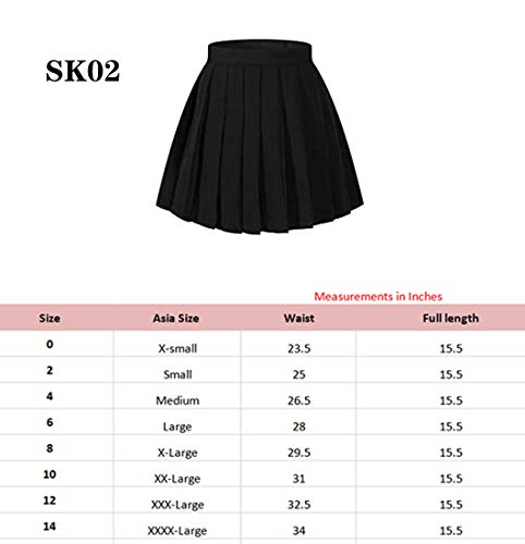 Women`S Plus Size Pleated A Line School Dress Skirts(2Xl,Earth Tone) Khaki