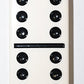 Chh Black/Cream Color Double 6 Jumbo Size Domino Tiles – Premium Set Of 28 Ivory Dominoes – Classic Family Game In Cardboard Box